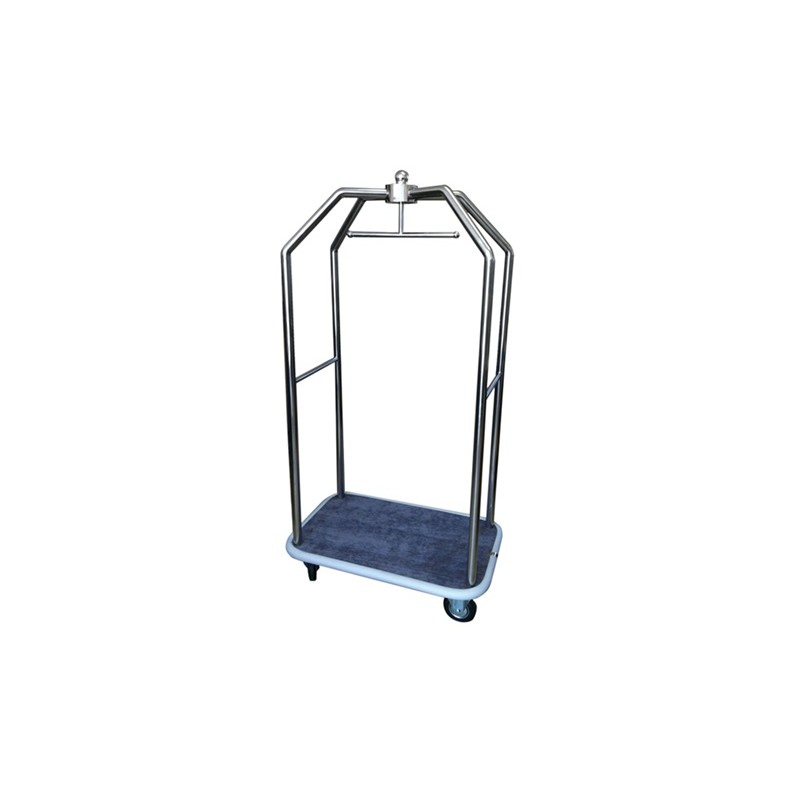 Cart for transporting luggage and clothing