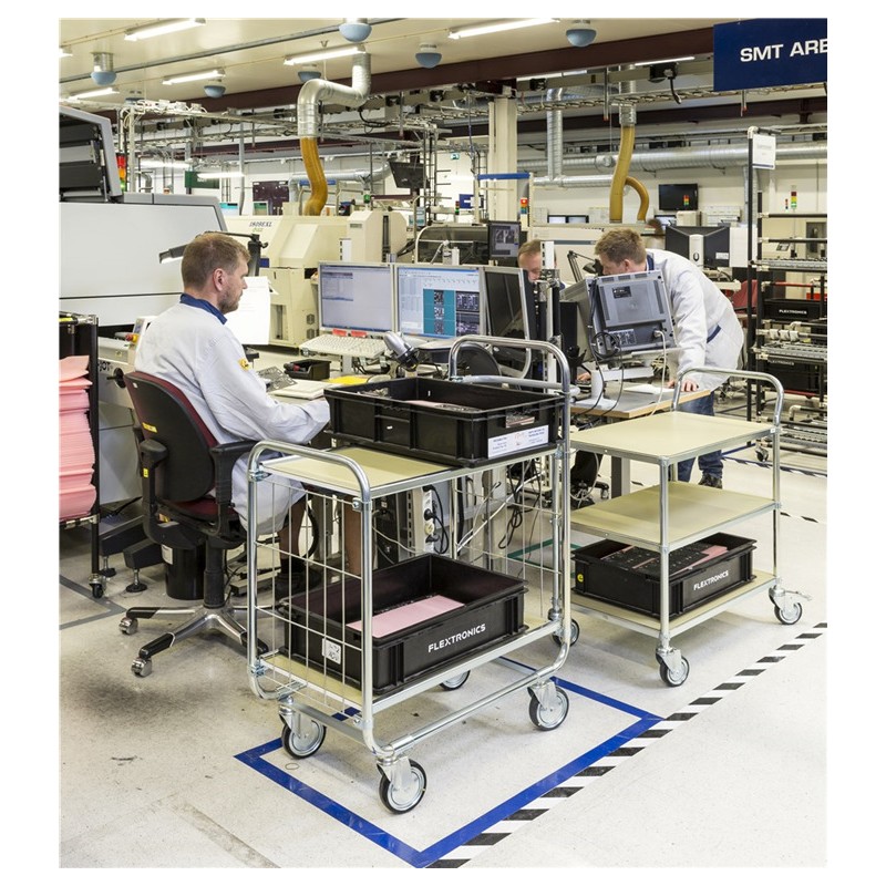 ESD kocsi polcokkal: Hanne