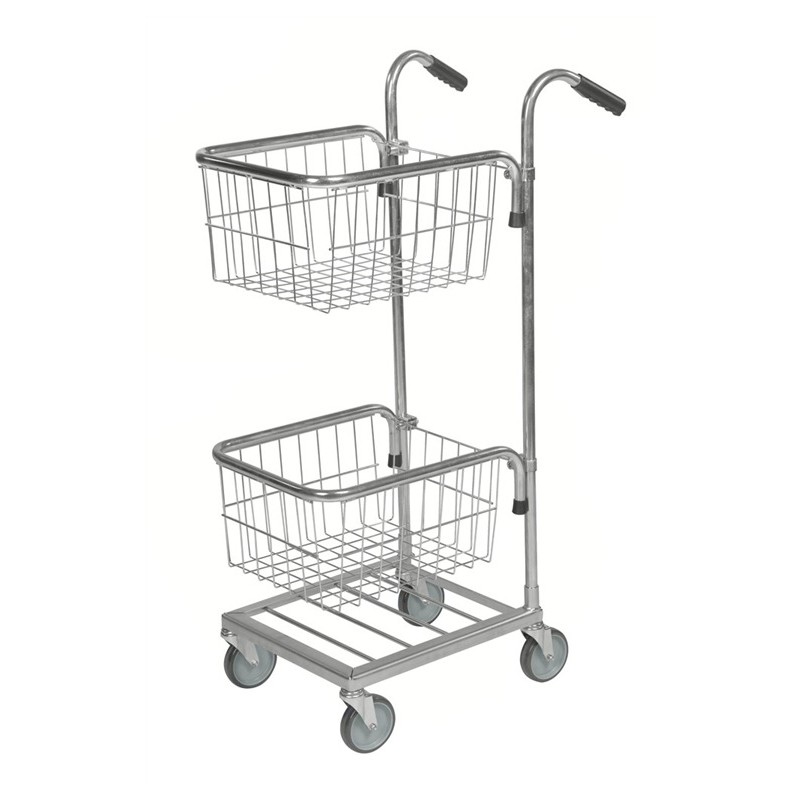 Könyvtári kocsi kosarakkal: Jonna