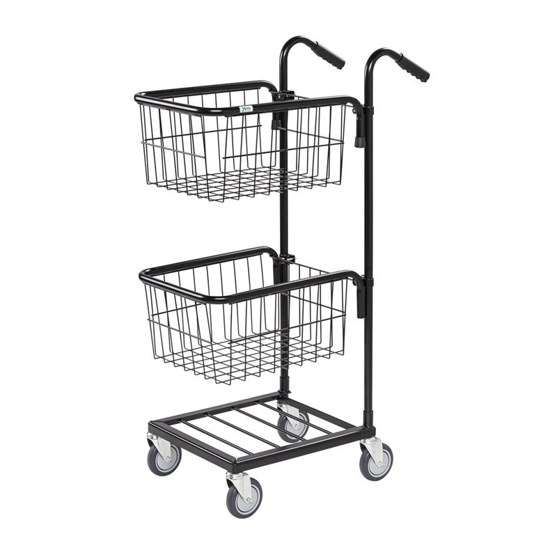 Könyvtári kocsi kosarakkal: Jonna