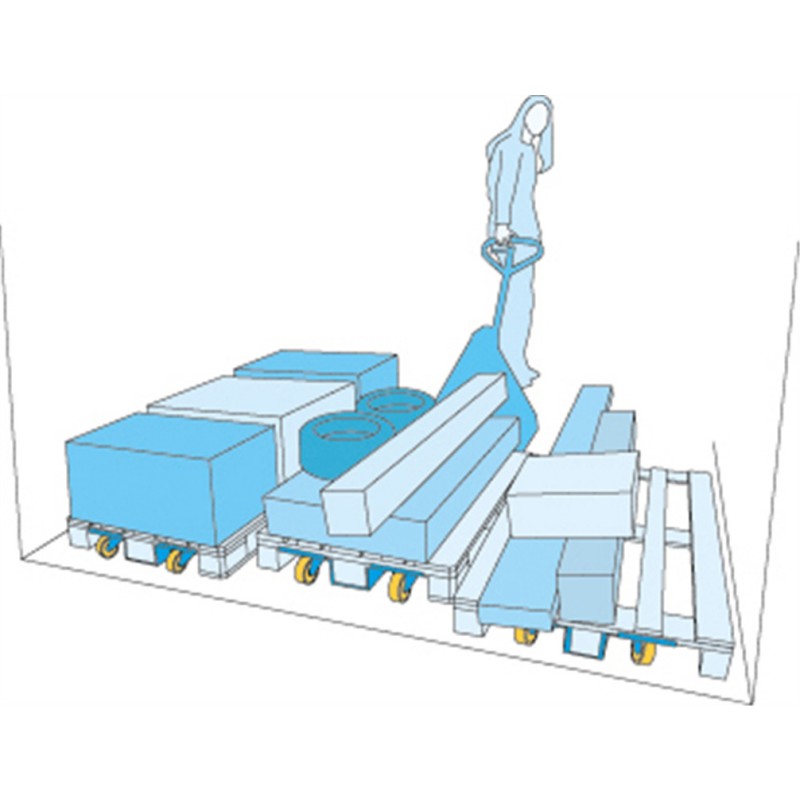 Kolesno podvozje za palete: Lena