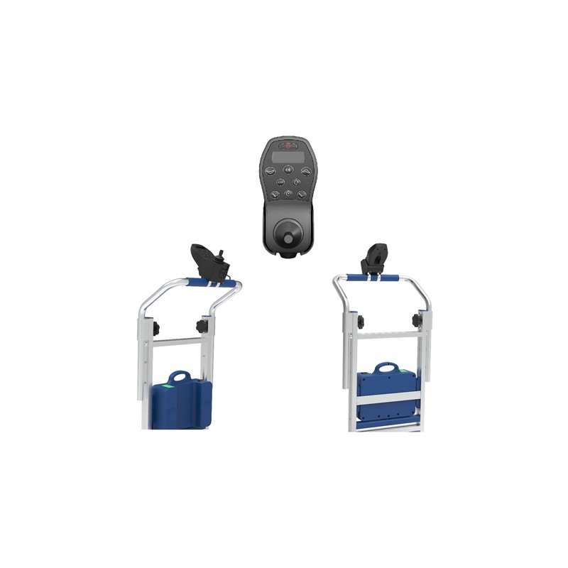 Foldable electric stair chair