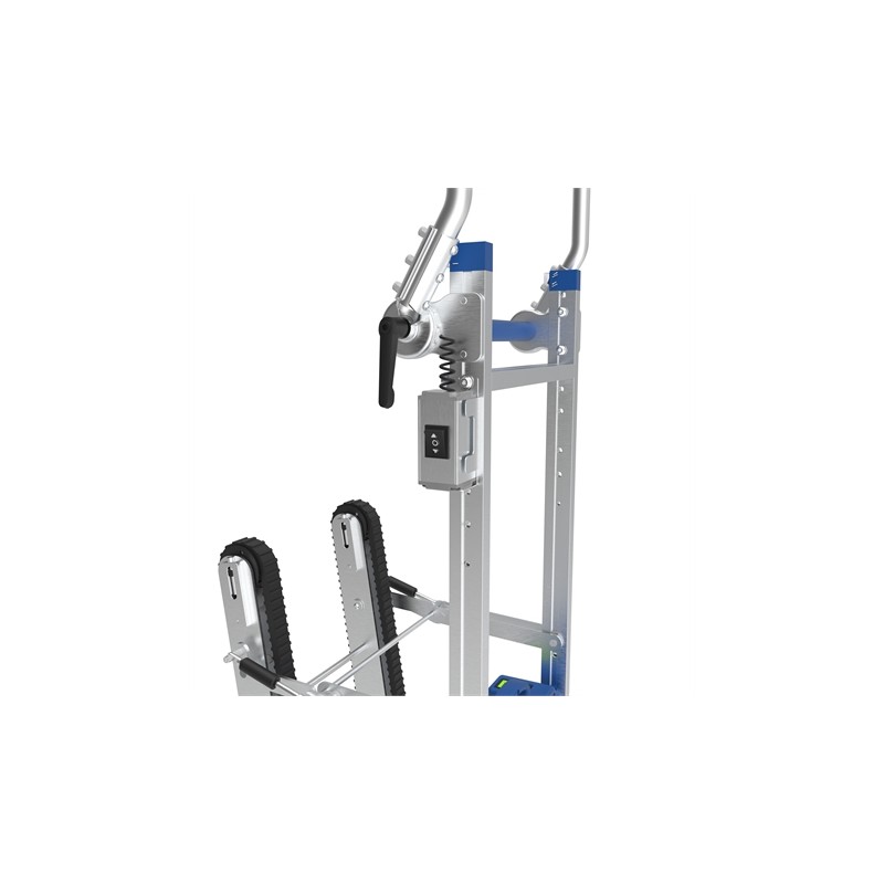 Lépcsőn mozgó motoros kocsi