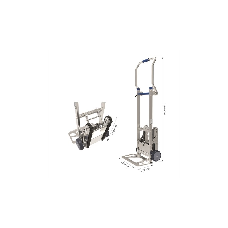 Hordozható elektromos lépcsőjáró kocsi