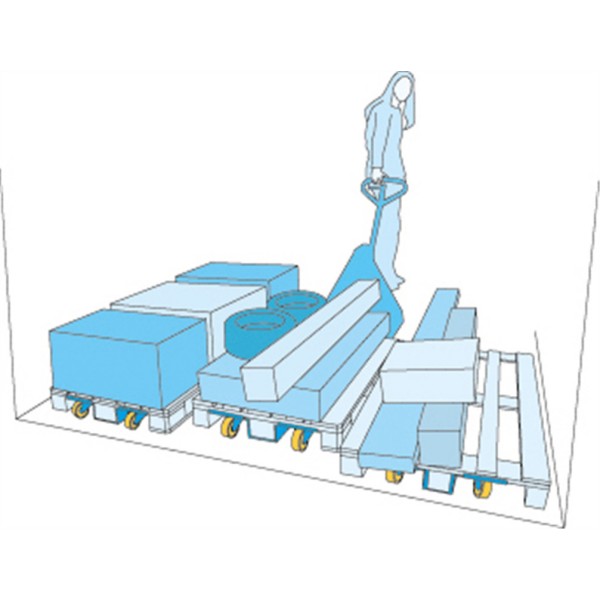 Kolesno podvozje za palete: Lena