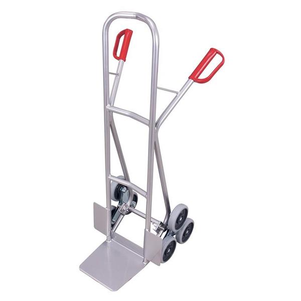 Alu kolica za stepenice sa potporama, kopča za točkove