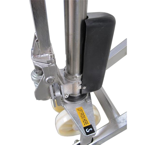 Škarjasti paletni viljuškar - inox.