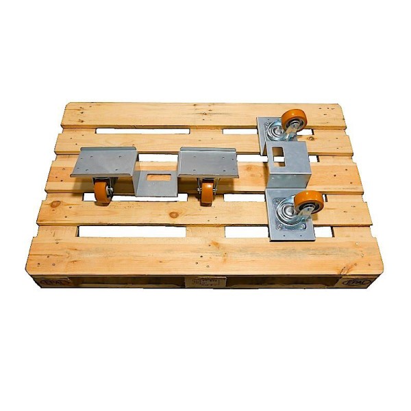 Nastavek s kolesi za premik EU palete
