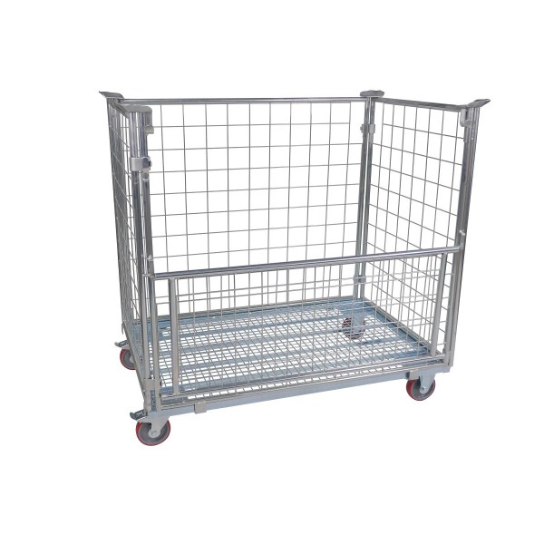 Premični mrežasti jekleni zabojnik
