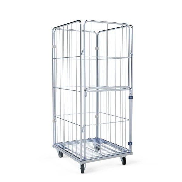 Mobiler Gittercontainer für Wäsche: PREMIUM URSULA III S 4.0