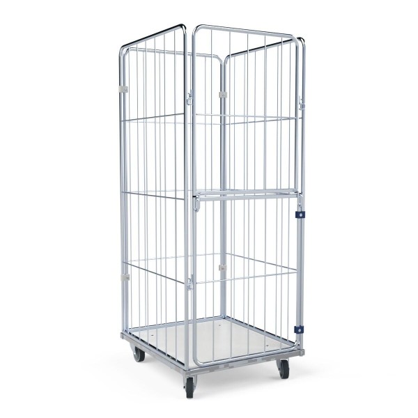 Mobiler Gittercontainer für Wäsche: PREMIUM URSULA III S 4.0