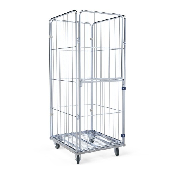 Mobiler Gittercontainer für Wäsche: PREMIUM URSULA III S 4.0