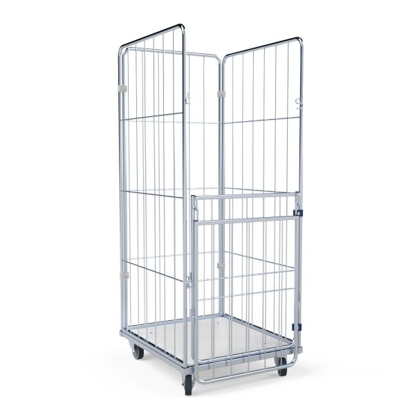 Mobiler Gittercontainer für Wäsche: PREMIUM URSULA III S 4.0