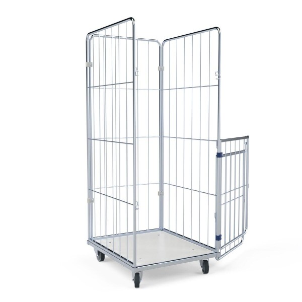 Mobiler Gittercontainer für Wäsche: PREMIUM URSULA III S 4.0