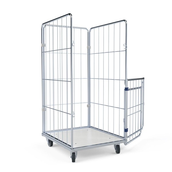 Mobiler Gittercontainer für Wäsche: PREMIUM URSULA III S 4.0