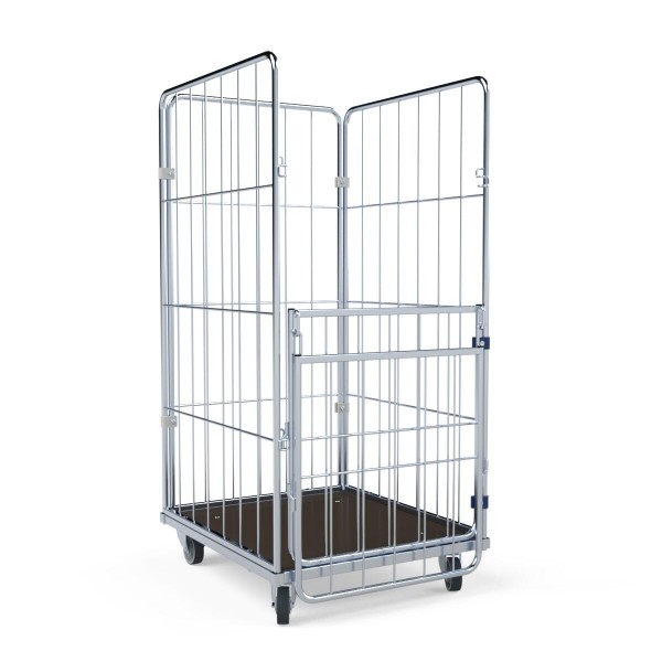 Mobiler Gittercontainer für Wäsche: PREMIUM URSULA III S 4.0