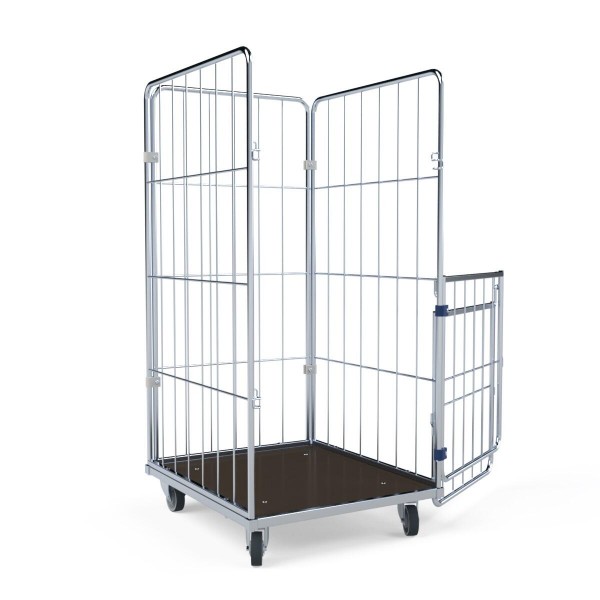 Mobiler Gittercontainer für Wäsche: PREMIUM URSULA III S 4.0