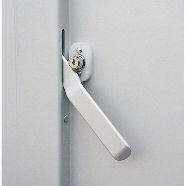 Price addition lock with keys or latch pin