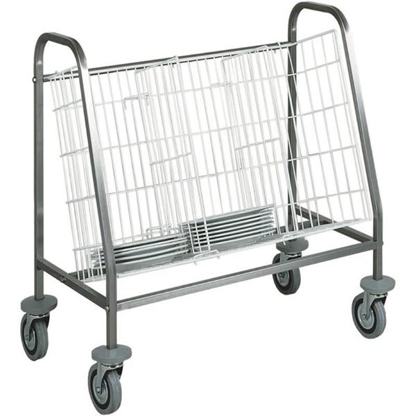 Kolica za distribuciju pladnjeva, tanjira, šoljica