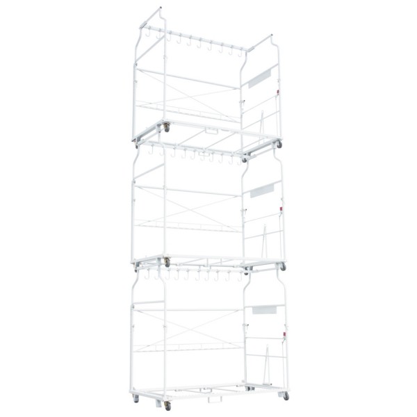 Voziček za hrambo in transport koles: galvanizirani
