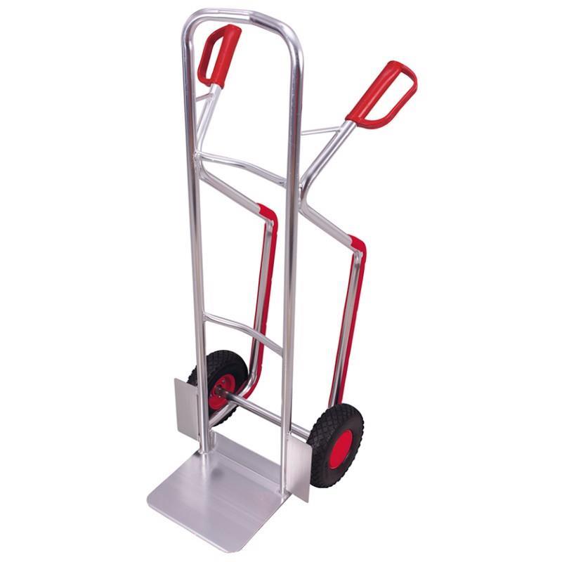 Alu voziček s protiprebodnimi kolesi
