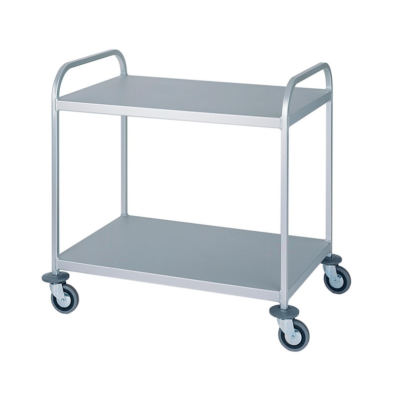 Alu kolica za medicinske sestre sa 2 police