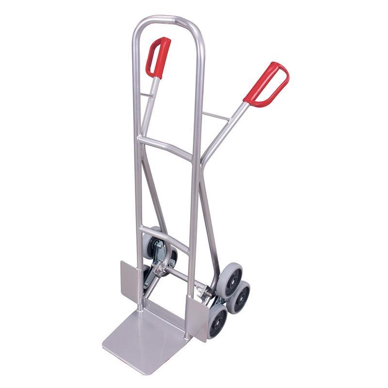 Alu kolica za stepenice sa potporama, kopča za točkove