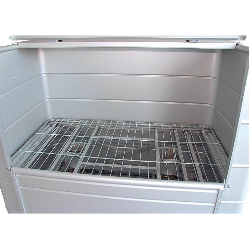 Dvižni pantagraf s žično polico
