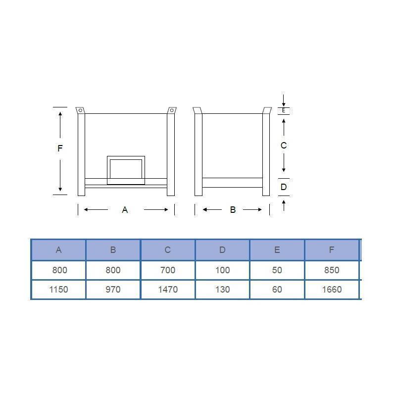 Industrial container with bottom opening