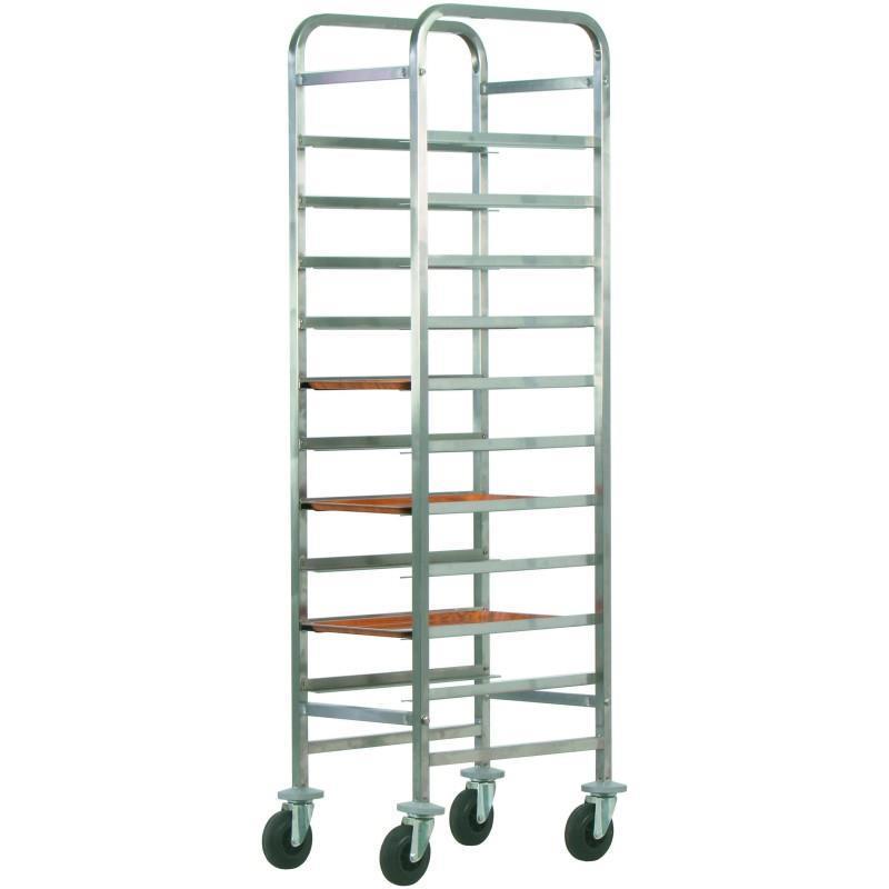 Inox kolica za tacne u trpezarijama