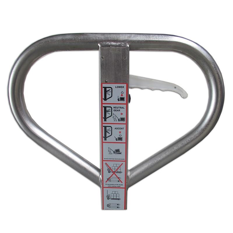 Ručni paletni viljuškar sa tehnikom - inox.