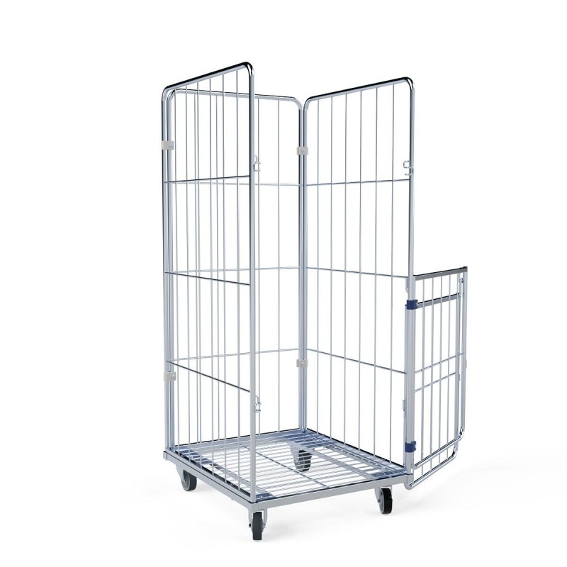Mobiler Gittercontainer für Wäsche: PREMIUM URSULA III S 4.0