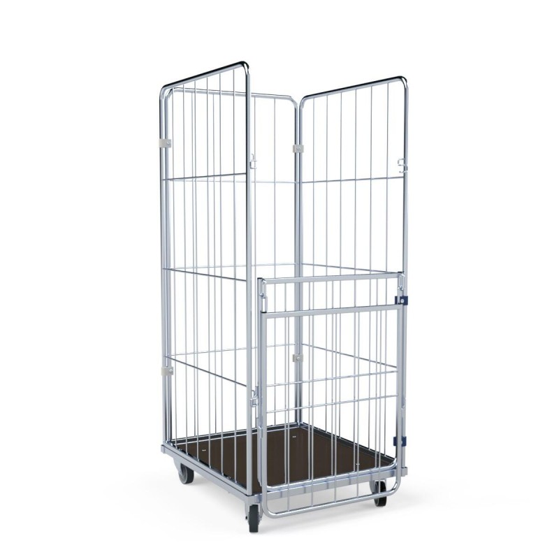 Mobiler Gittercontainer für Wäsche: PREMIUM URSULA III S 4.0