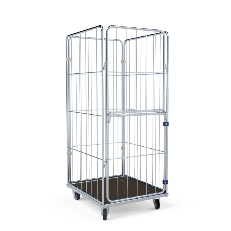 Mobiler Gittercontainer für Wäsche: PREMIUM URSULA III S 4.0