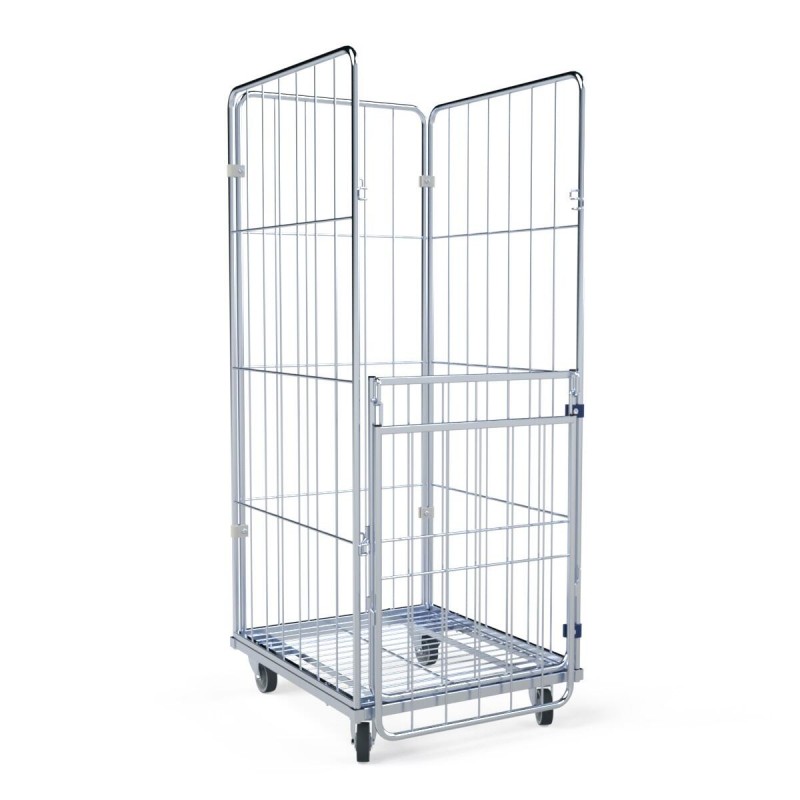 Mobiler Gittercontainer für Wäsche: PREMIUM URSULA III S 4.0