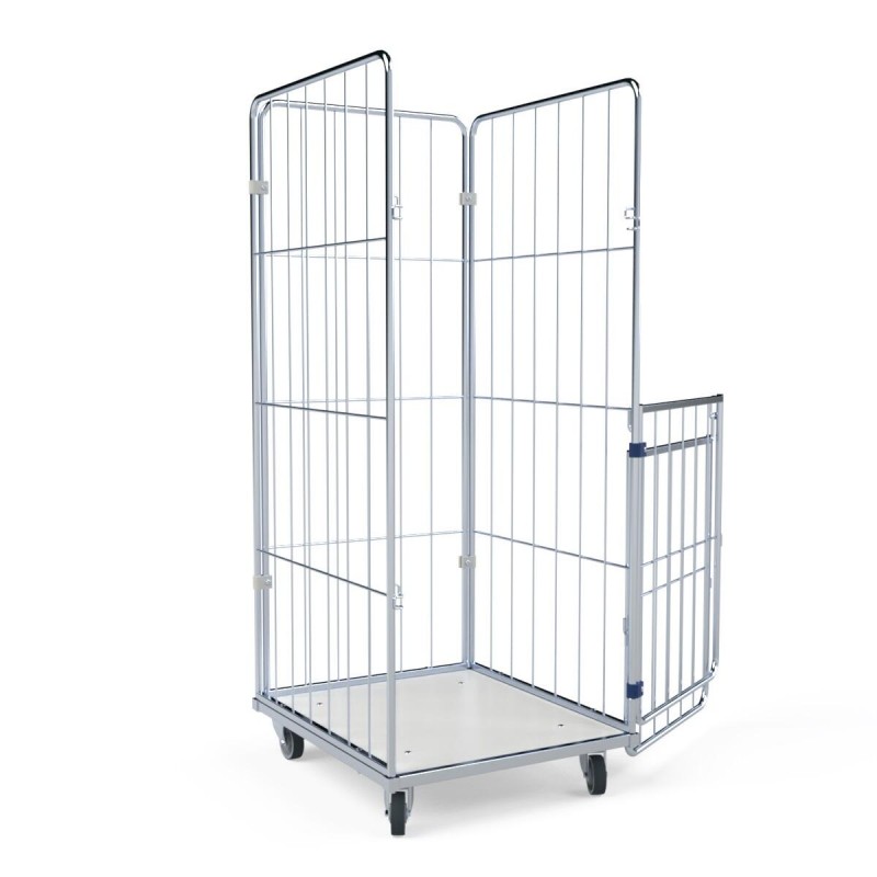 Mobiler Gittercontainer für Wäsche: PREMIUM URSULA III S 4.0