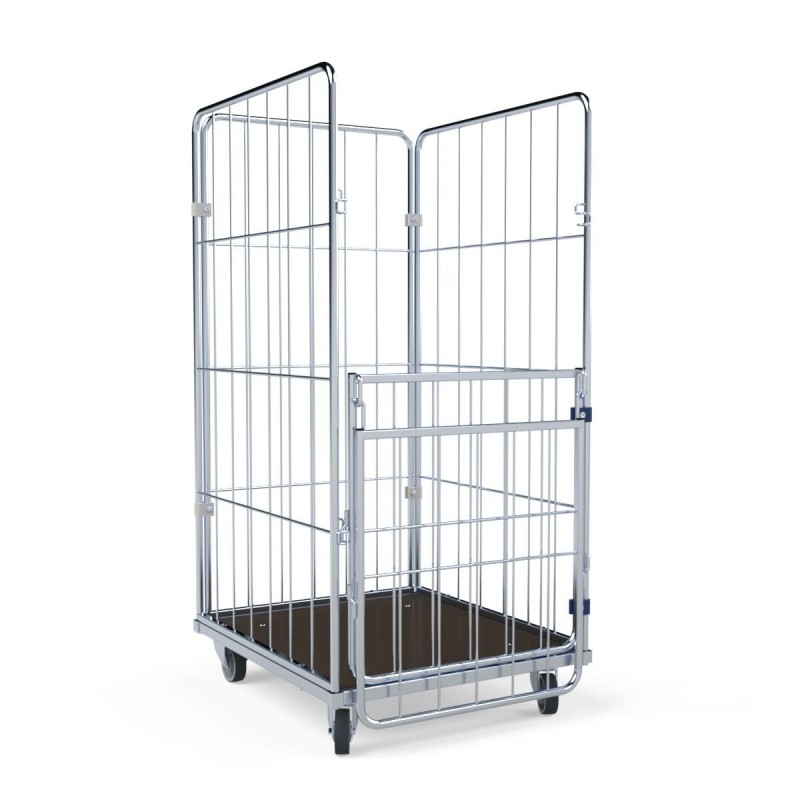 Mobiler Gittercontainer für Wäsche: PREMIUM URSULA III S 4.0