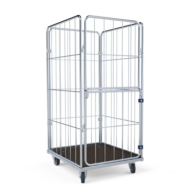 Mobiler Gittercontainer für Wäsche: PREMIUM URSULA III S 4.0