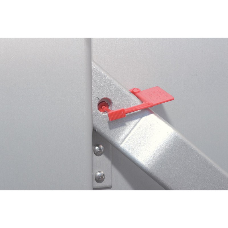 Price addition lock with keys or latch pin