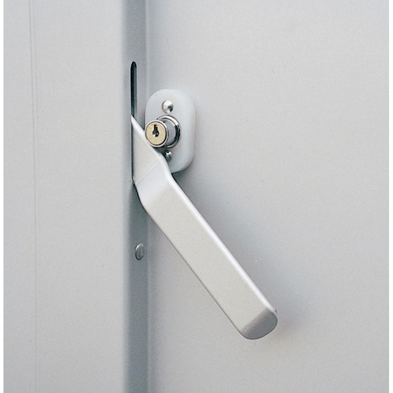 Price addition lock with keys or latch pin