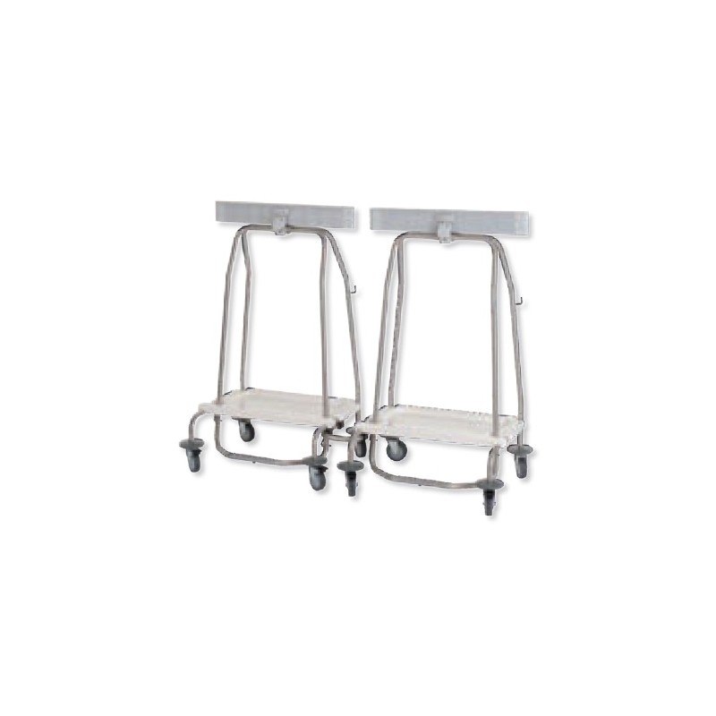 Priključni sistem za samozapiralni voziček za smeti
