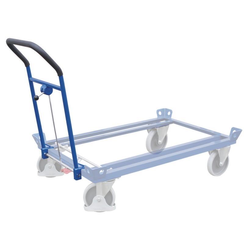 Húzófogantyú raklapkerethez, rögzítő fogantyúval