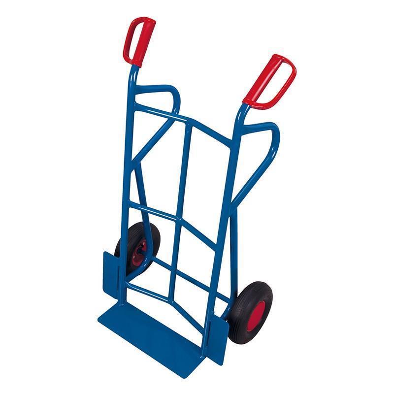 Handwagen mit unterstützender Ladeschaufel