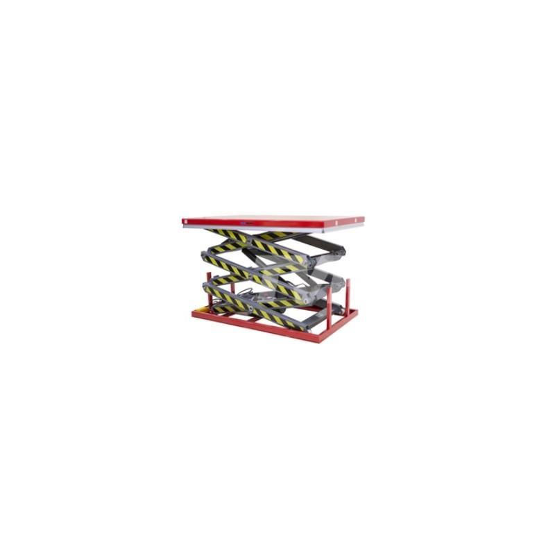 Warehouse lifting table with double scissors - lift up to 3000 mm