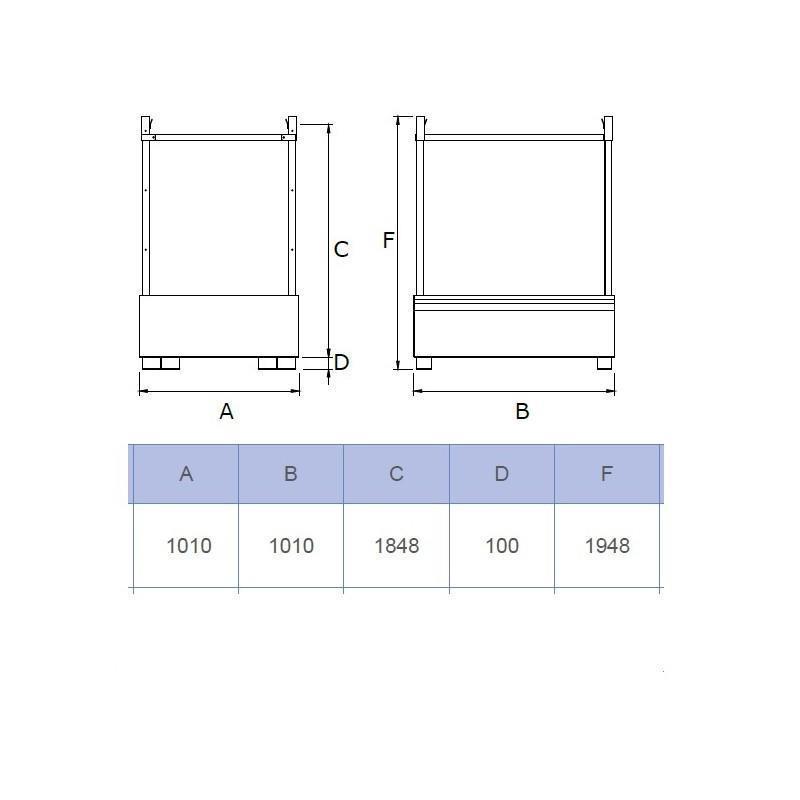 Stojalo za vreče BIG BAG
