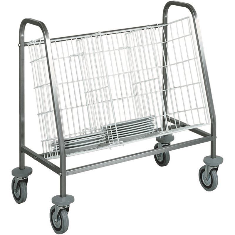 Kolica za distribuciju pladnjeva, tanjira, šoljica