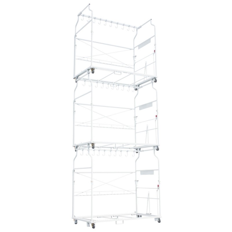 Voziček za hrambo in transport koles: galvanizirani
