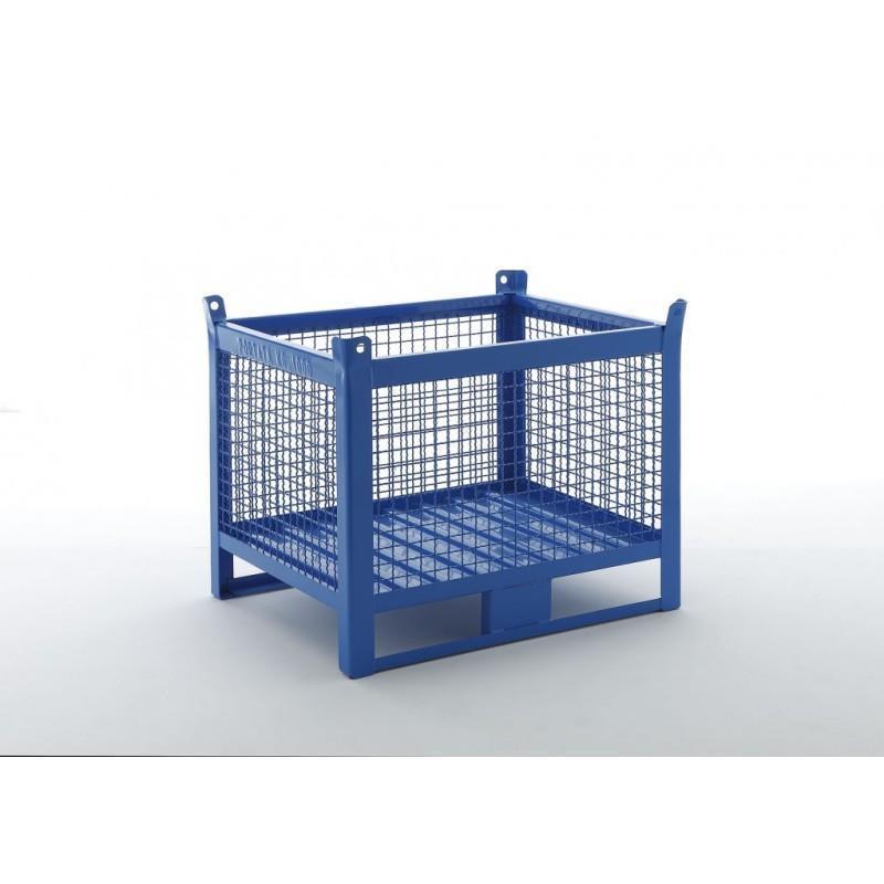 Wire mesh container without folding sides (1500 Kg)