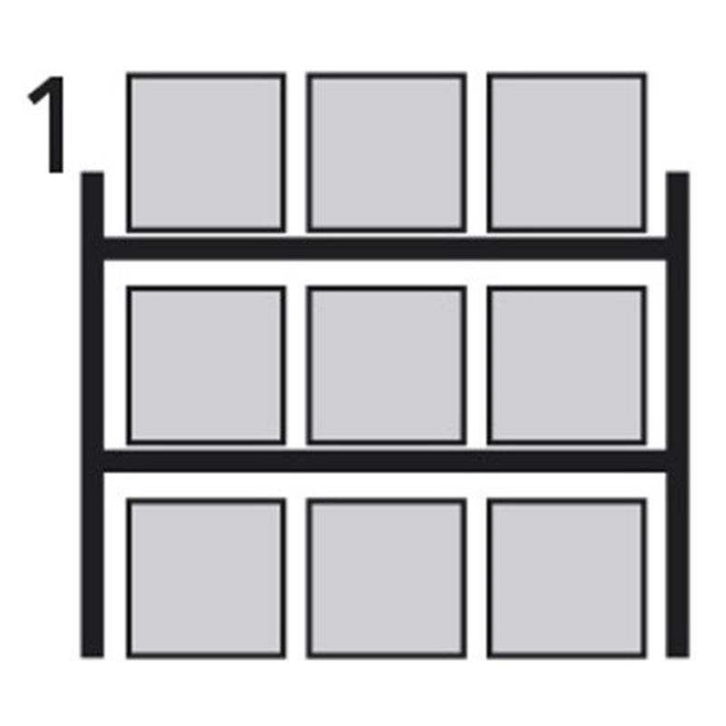 Modular pallet racks up to 500 kg