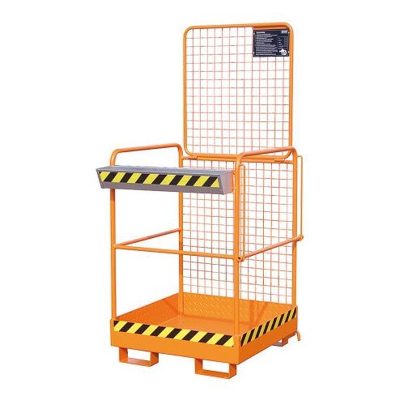 Safety cage for forklift